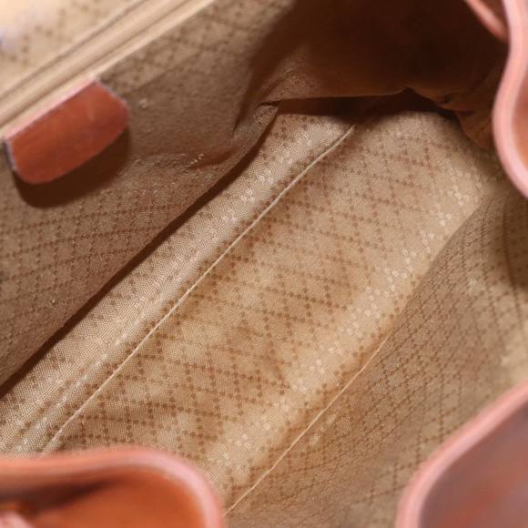 GUCCI Bamboo Backpack Leather Brown 003 2058 0016 Auth 76808 - Picture 11 of 16